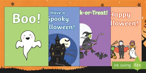 Halloween Gift Card Template (teacher made) - Twinkl