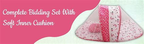 Infantbond Designer Mattress with Net | Baby Sleeping Bag | Carry Bed ...