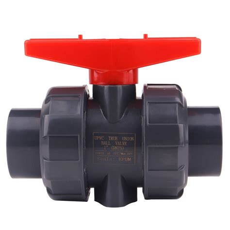True Union Ball Valve with Full Port-1 inch PVC Compact Ball Valve with ...