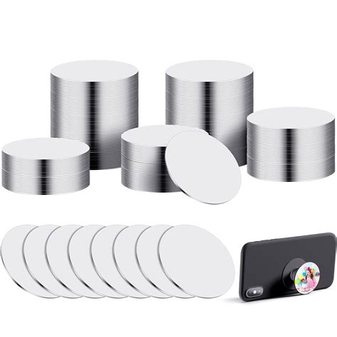 Buy 50 Pieces 1 Inch Sublimation Blank Aluminum Stickers for ...