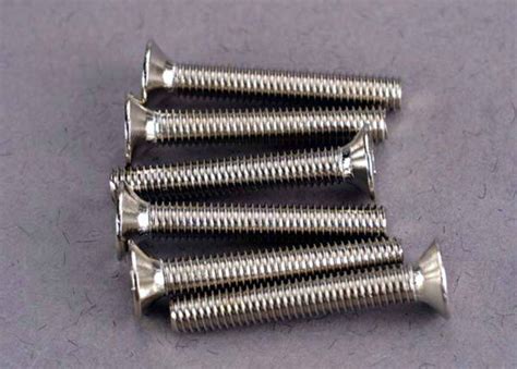 Traxxas 2590, 3x20mm countersunk Machine Screws (6) : Amazon.in: Toys ...