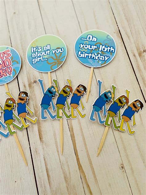 Boys Who Cry Cupcake Toppers