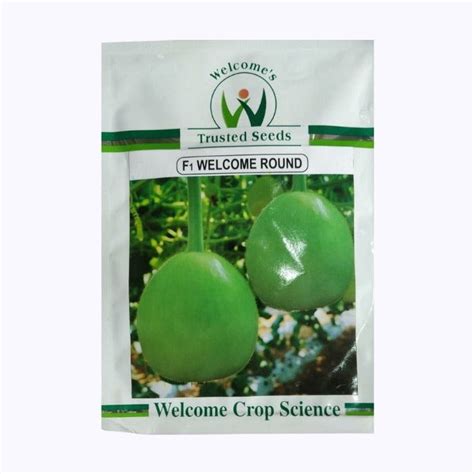 Welcome Round Bottle Gourd Seeds | F1 Hybrid | Buy Online Now – Desikheti