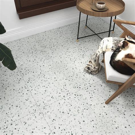 HotDecor Gray Faux Terrazzo Peel and Stick Floor Tile India | Ubuy