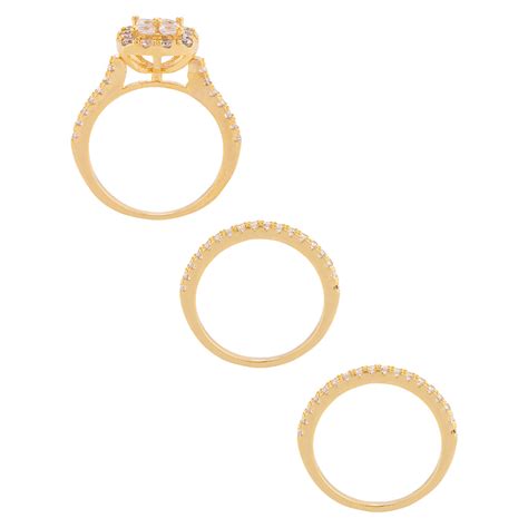 Set of Three Brass Rings – VOYLLA
