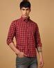 Buy Maroon Shirts for Men by INDIAN TERRAIN Online | Ajio.com