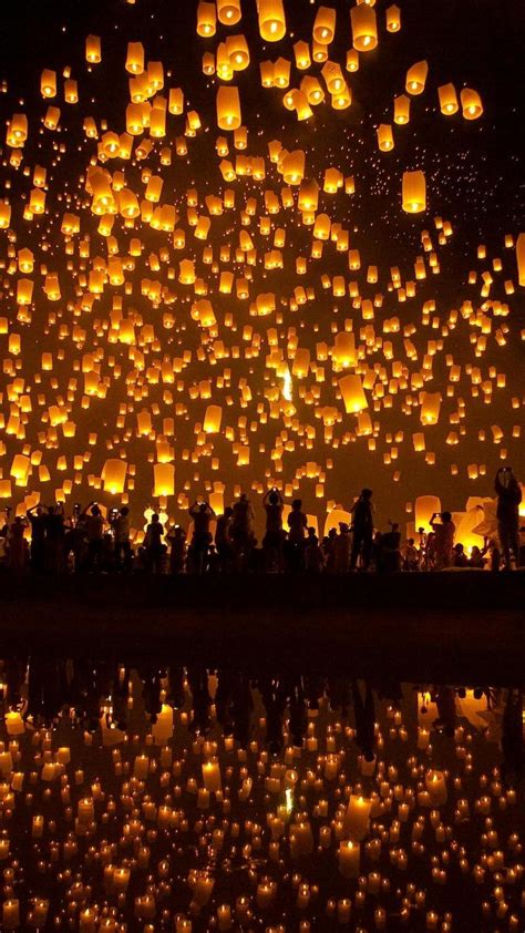 Sky Lantern Wallpapers - Top Free Sky Lantern Backgrounds - WallpaperAccess
