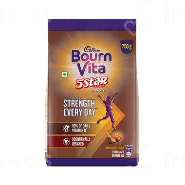 Cadbury Bournvita Five Star Magic Powder 750 Gm - Uses, Side Effects ...
