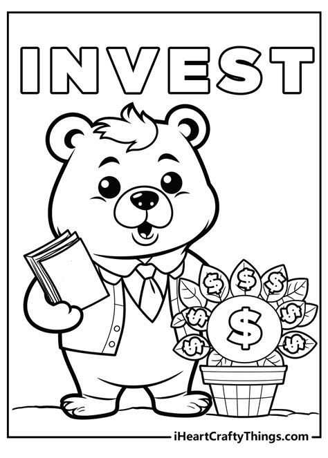 Money Coloring Pages 的图像结果