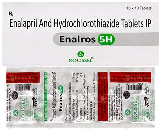 Enalros H 5125 Mg Tablet 10 - Uses, Side Effects, Dosage, Price | Truemeds