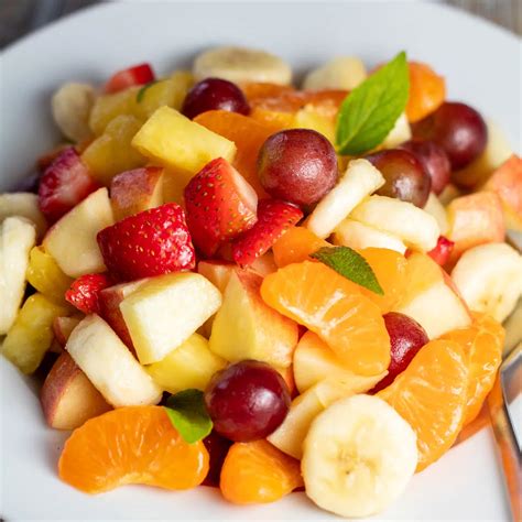 Fruit Cocktail Salad (Easy Fruit Salad Using Fresh or Canned Fruit!)