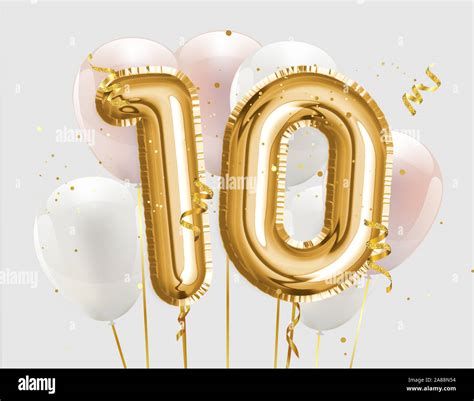 Happy 10th birthday hi-res stock photography and images - Alamy