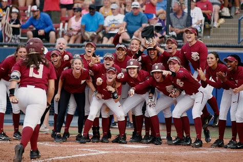 FSU Wins 2018 College Softball World Series Title with Game 2 Win vs ...