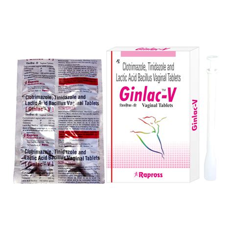 Ginlac-V Vaginal Tablet 4's Price, Uses, Side Effects, Composition ...
