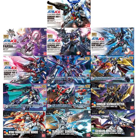 *นําเข้าญี่ปุ่น* Hg 1/144 Gundam Build Divers Fighters Try Age Magnum ...