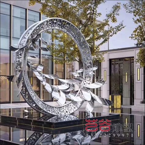 不锈钢镂空魔方-商场公园户外广场大型雕塑摆件