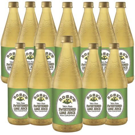 Rose's Sweetened Lime Juice 12 Pack