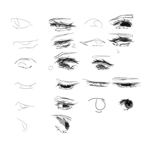 Half Lidded Eyes Drawing