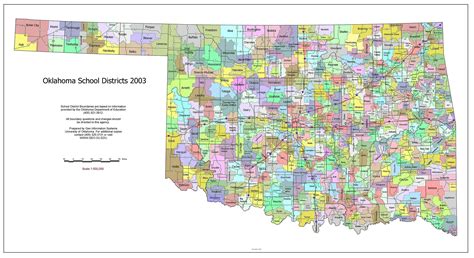 Oklahoma Public School District Map