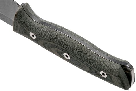 White River Knives Ursus 45 Black & OD Green Linen Micarta bushcraft ...