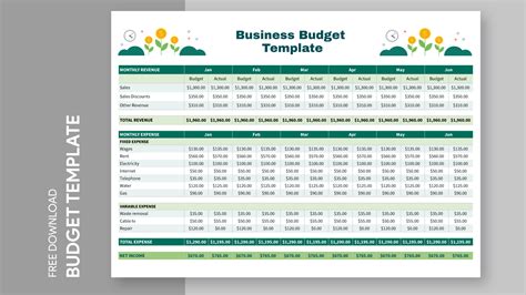 Free Business Budget Plan Template 的图像结果