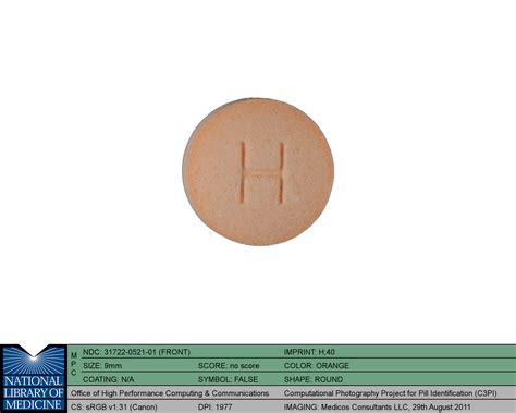 Pill Identifier Hydralazine Hydrochloride - Size, Shape, Imprints and Color