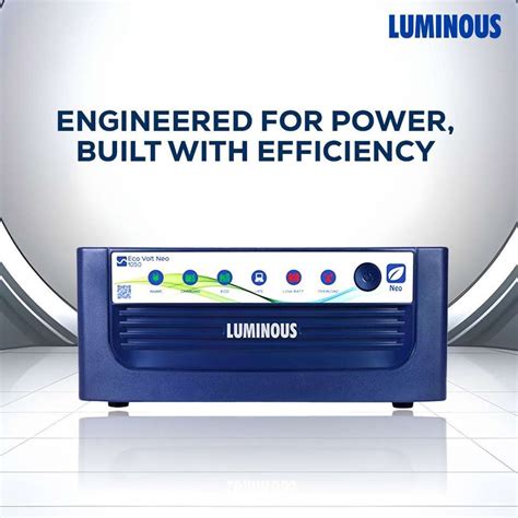 LUMINOUS ECOVOLT 1050 + 1050 ECOVOLT + with 2 Year Warranty Pure Sine ...