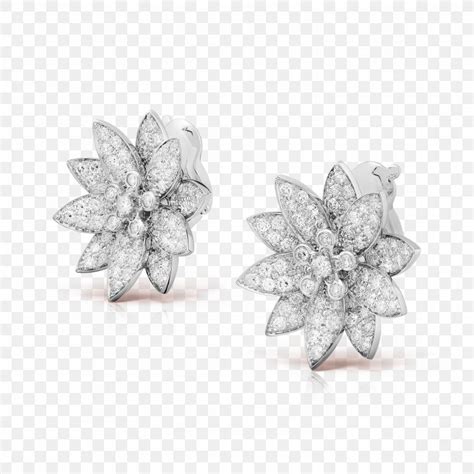 Earring Cubic Zirconia Van Cleef & Arpels Jewellery Diamond, PNG ...