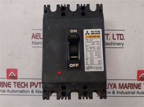 Mitsubishi Nf100-ha 3 Pole No-fuse Breaker – Aeliya Marine Tech