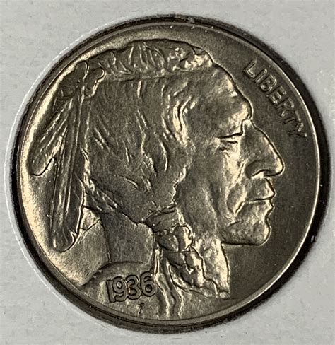 1936 Buffalo Nickel, MS60+ (8817) - For Sale, Buy Now Online - Item #908553