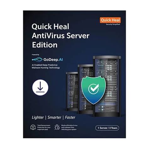 Buy Quick Heal Antivirus 1 Server / 3 year, Best Price