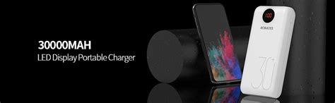 Romoss 30000mAh Lithium Polymer Power Bank SW30+ with 18 Watt Fast ...