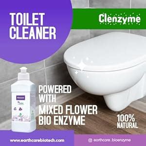Clenzyme Eco Friendly Toilet Cleaner | No toxic acid fumes Allergen ...