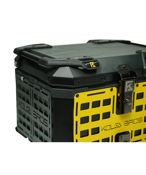 Buy Kolga Bros Adventure Moto Trunk Aluminium Alloy Top Box - Black ...