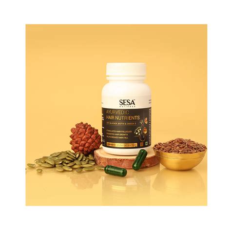 Sesa Wellness Ayurvedic Hair Nutrients (60 Capsules) - Cureka - Online ...