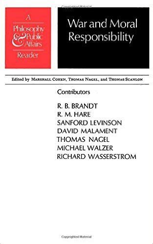 Buy War and Moral Responsibility: A "Philosophy and Public Affairs ...