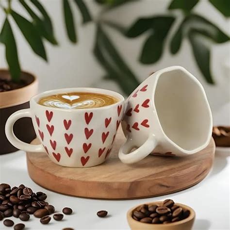 Buy Zara Decor Center | Ceramic Handpainted Heart Mug | Coffee Mug ...