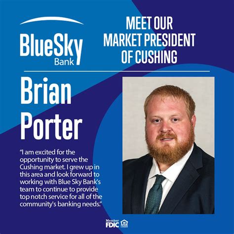 Blue Sky Bank on LinkedIn: Blue Sky Bank welcomes Brian Porter as our ...