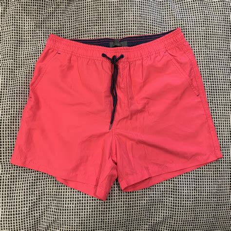 Hot pink men’s swimming trunks Size S Great... - Depop