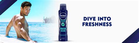 Buy Nivea Men 48 H Fresh Ocean Aquatic Deodorant Spray , 150Ml (Buy 2 ...