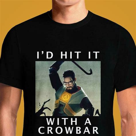 Shop Half Life Crowbar Gaming T-Shirts Online India | OSOMWEAR Men's ...