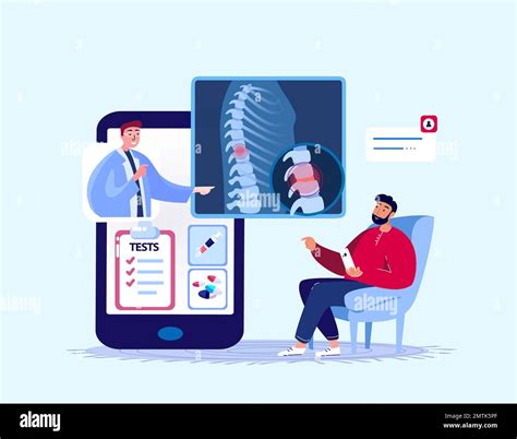 Online Vertebrologist Orthopedics Doctor Consultate Patient.Pain in Back Spine and Slipped Disk ...