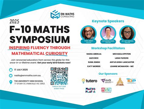 2025 F-10 Maths Symposium: Inspiring Fluency Through Mathematical ...