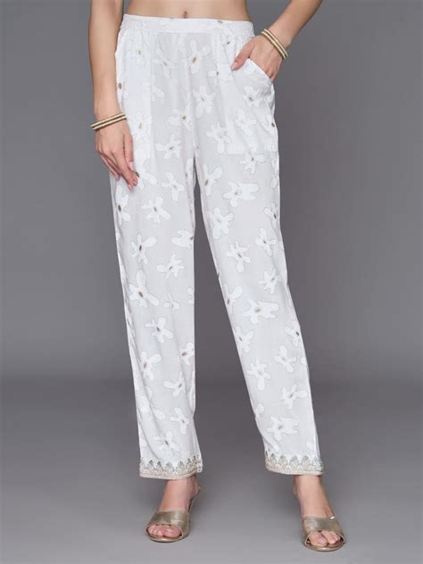 Women's White Yoke Kurta Set with Dupatta – Heeposh