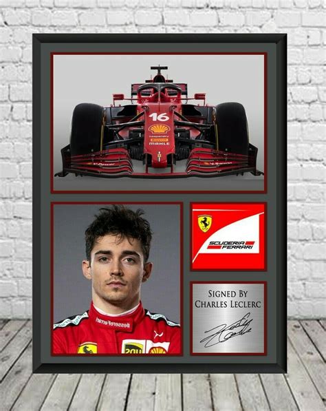 Charles Leclerc Sticker Charles Leclerc #16 Ferrari F1 Car Window Decal ...
