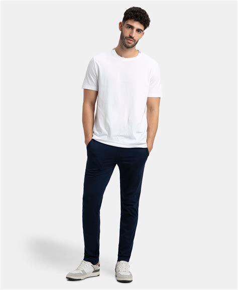Buy Super Combed Cotton Rich Slim Fit Trackpant with Zipper Media ...