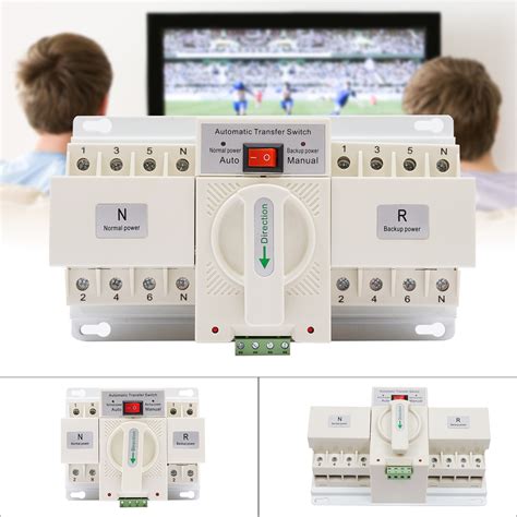2P/4P 63A Dual Power Automatic Transfer Switch India | Ubuy