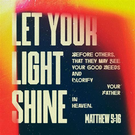 Matthew 5:16-44 (KJV) - Let your light so shine before men, | YouVersion
