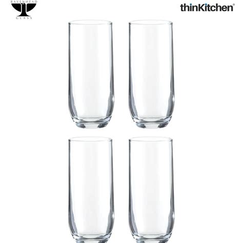 Ravenhead Tulip Set of 4 | 30cl Hiball Glasses, Multi-Colour | Premium ...