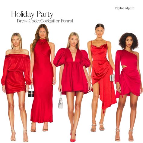 Red Dress for your Holiday Party♥️ | Christmas cocktail party dress ...